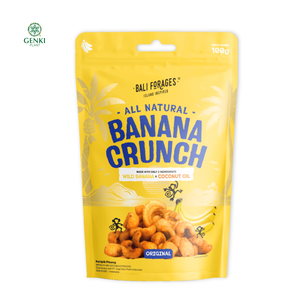 

Bali Forages Banana Crunch Original / Keripik Pisang Original - 100 g