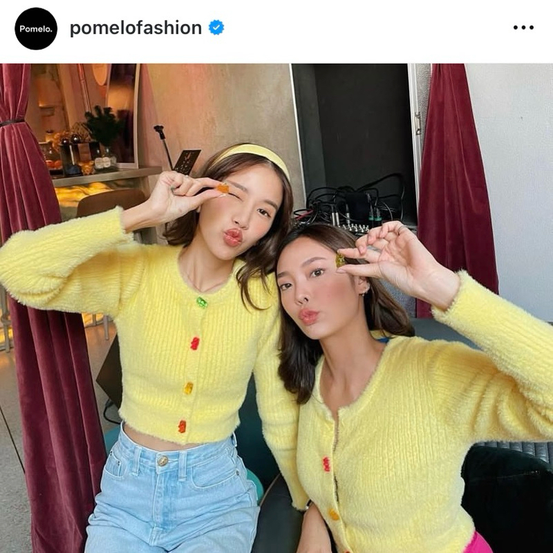 Preloved Cardigan Pomelo X Haribo