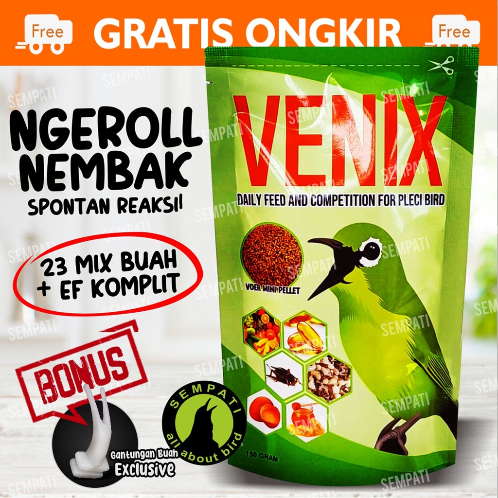 Sco SEMPATI Venix Pur Pakan Pleci Booster High Protein Dosis Full Ngebren Voer Makanan Harian Lomba