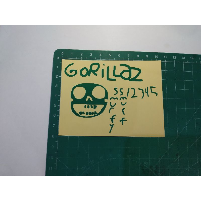 

stiker cutting gorillaz