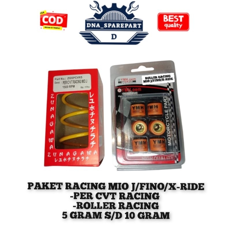 PAKET PER CVT RACING ROLLER RACING MIO J FINO X-RIDE KUALITAS TERBAIK