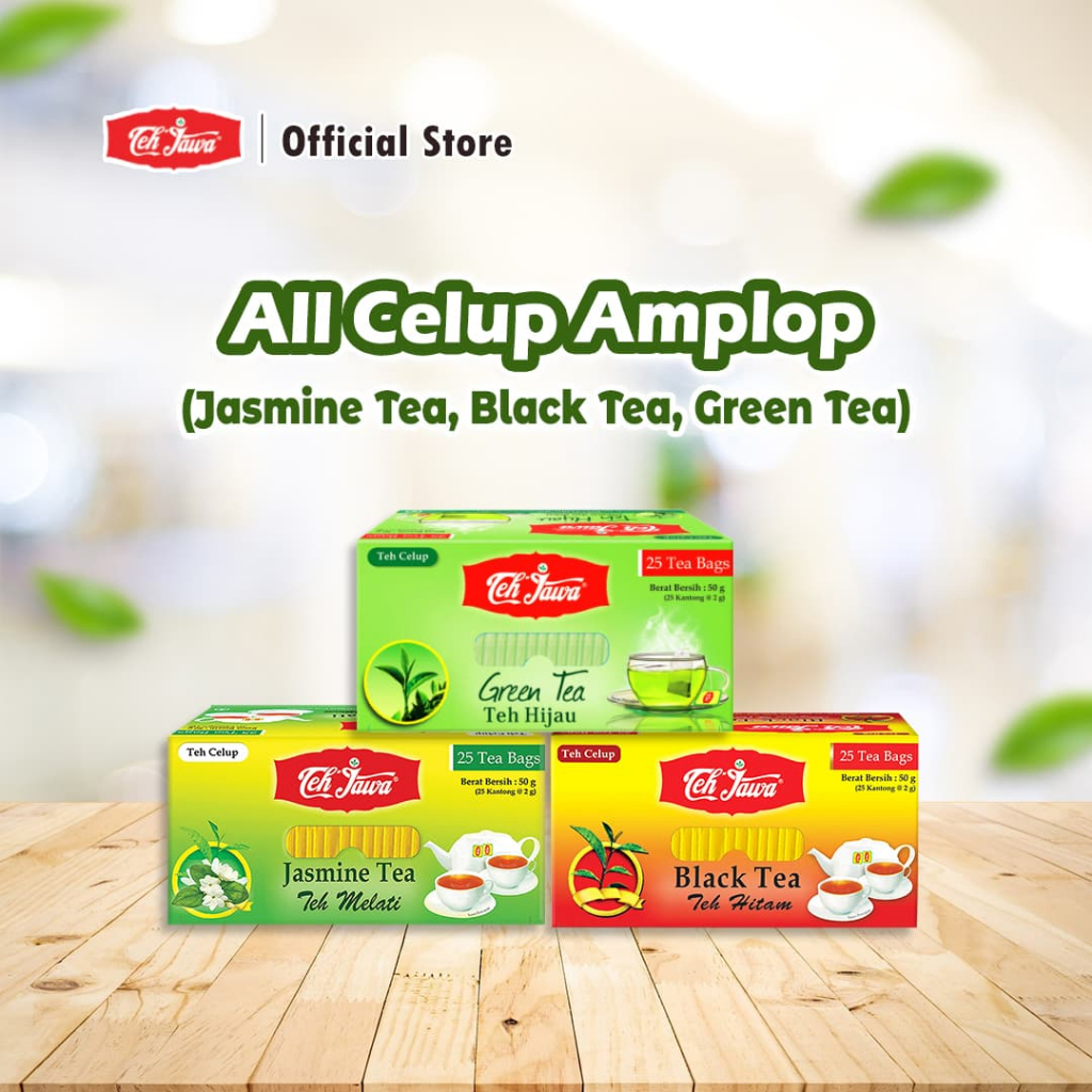 

Teh Jawa Enveloped Tea Bag Starter Pack ( Isi 3 pack Celup Amplop )