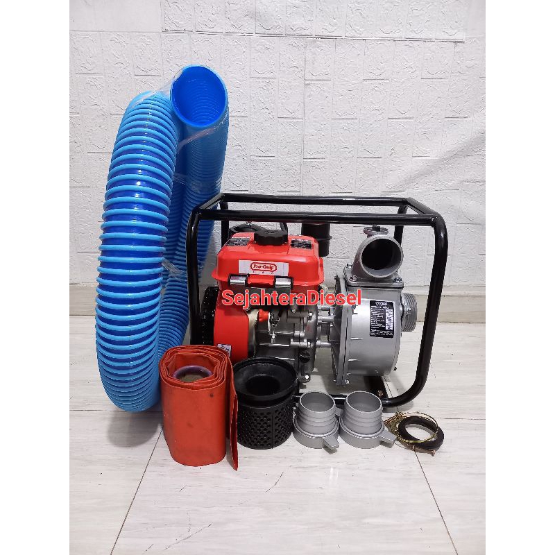 PRO-QUIP QDP30 Pompa Air Sawah irigasi Solar 3inch Selang