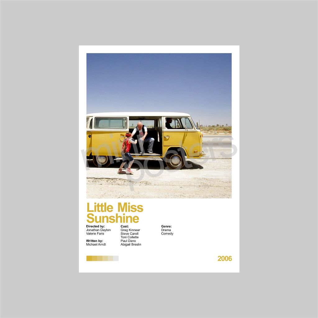 Poster Minimalist Film Little Miss Sunshine