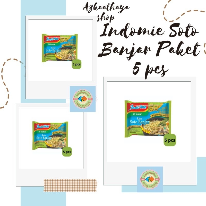 

INDOMIE RASA SOTO BANJAR PAKET 5 PCS