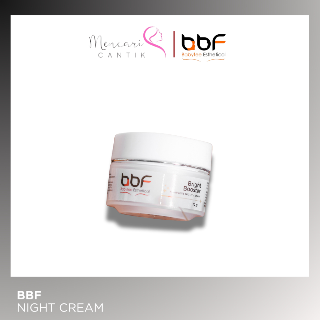 Night Cream Booster Bbf - Night Cream Bbf - Krim Malam Bbf - Night Cream Babyfee Esthetical