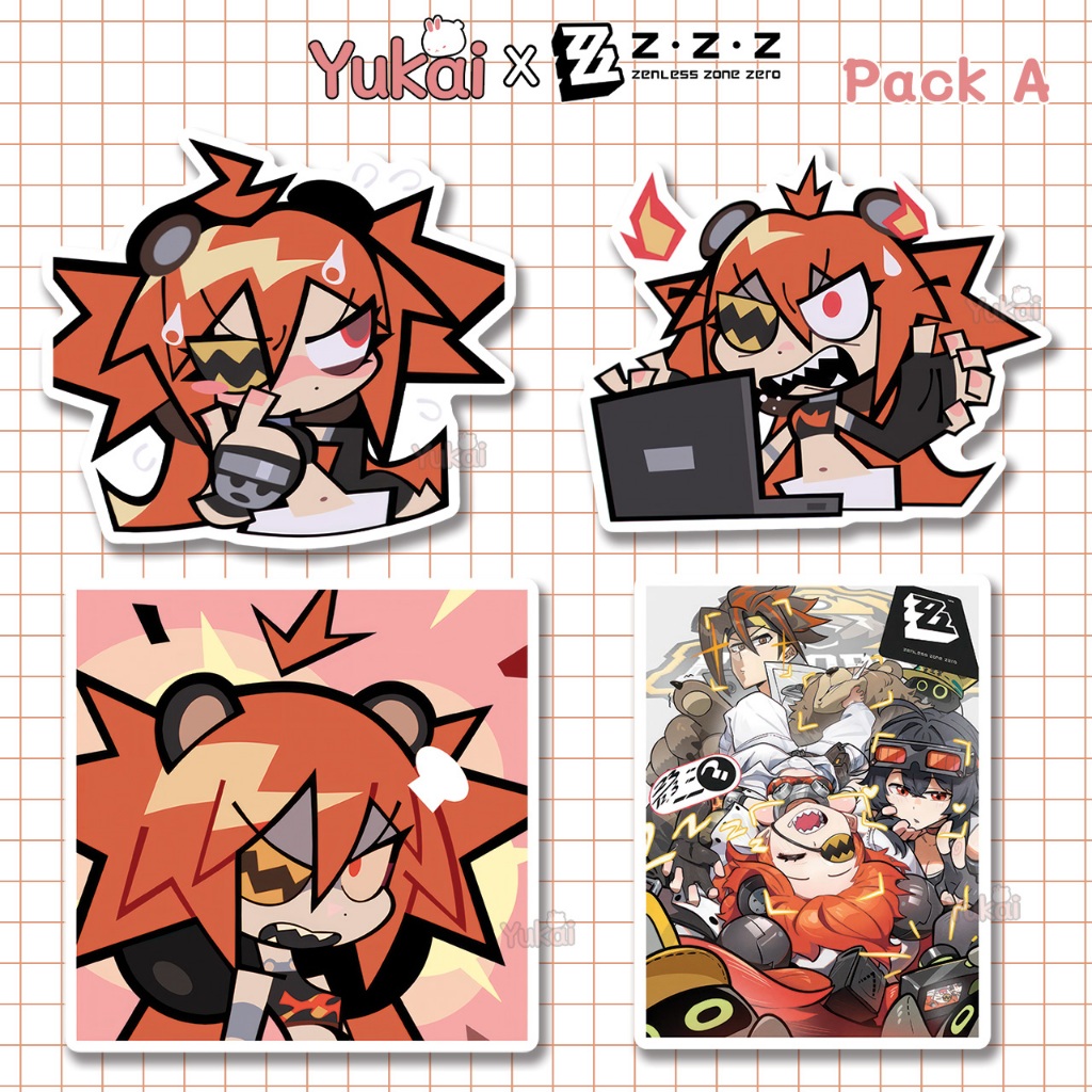 

Stiker Koleda Zenless Zone Zero (ZZZ) Premium - Sticker Pack Anime Waterproof