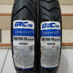 BAN LUAR TUBELESS IRC 100/80-14