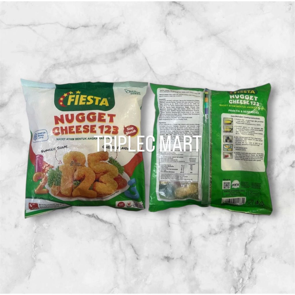Fiesta Nugget Fiesta Keju Bentuk Angka Rasa Keju 400gr