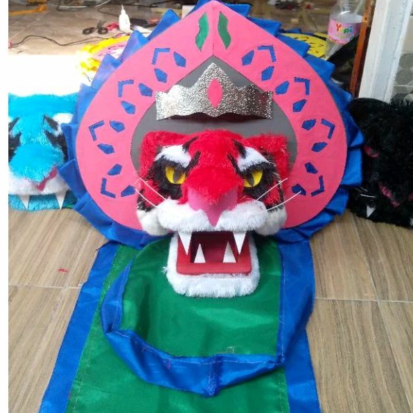 barongan macanan merah lengkap