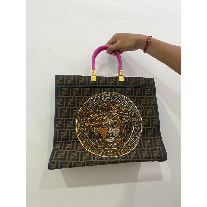 Tas Fendi x Versace Fendace Medusa Original 100%