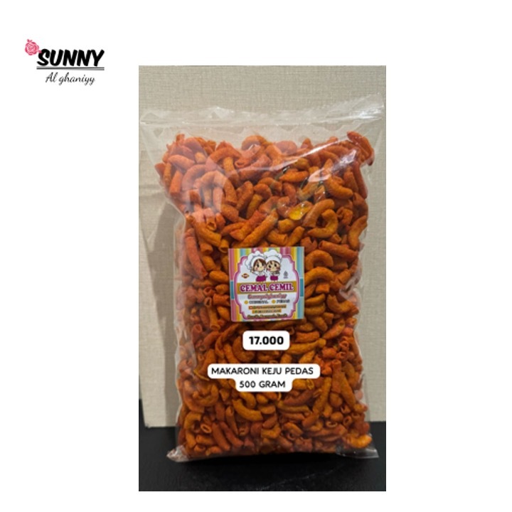 

Sunny Makaroni Keju Pedas Gurih 500 Gram