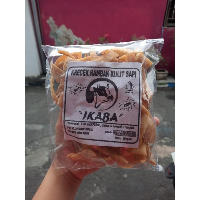 

Kerupuk kulit Rambak Mentah / Dorokdok 250 gram