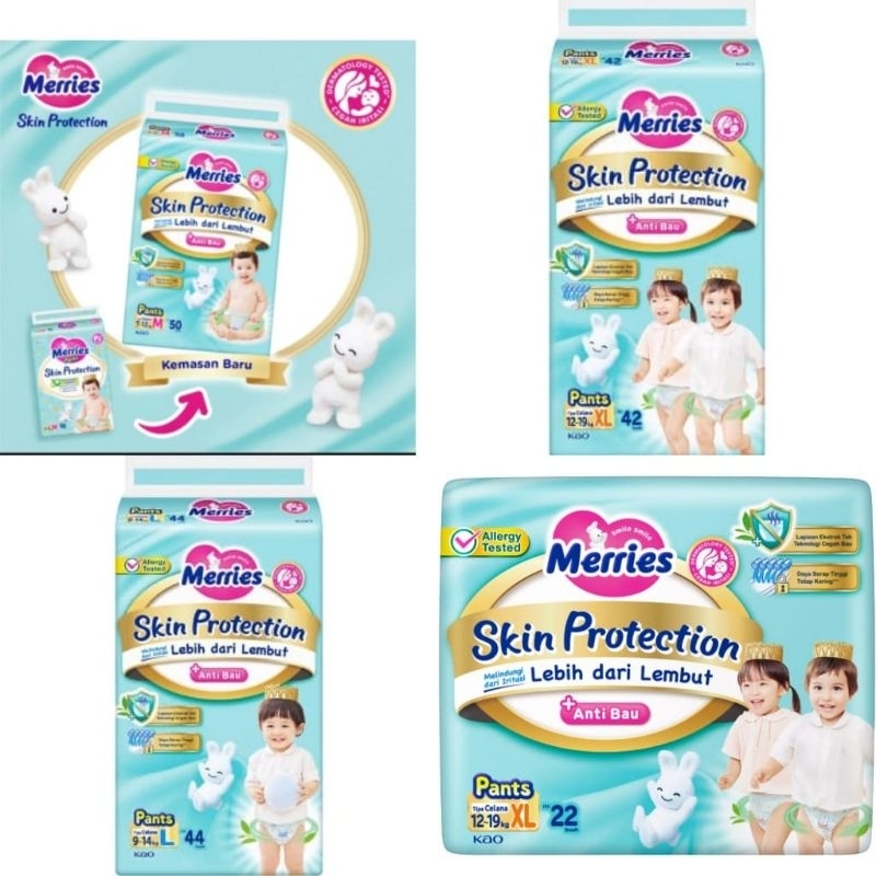 Merries Skin Protection XL42 ,L44 ,M50,XL 22 / Merries Skin Protection Slim XL 48
