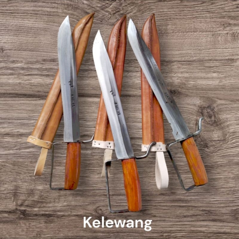 pisau gobang BAJA NO.1 +sarung kulit