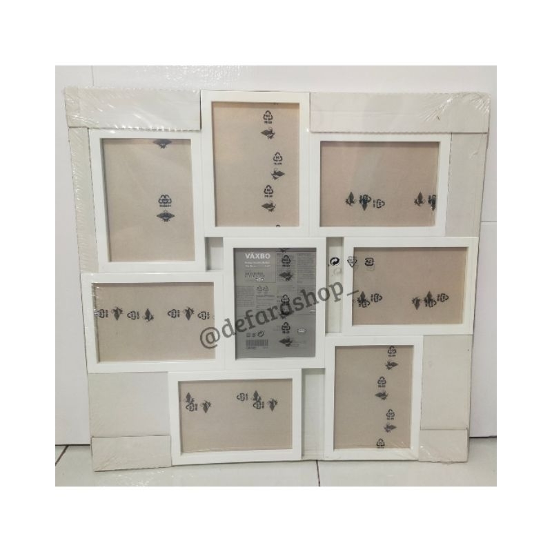 Vaxbo Ikea Bingkai Kolase 8 Foto Ukuran 5R Frame Putih