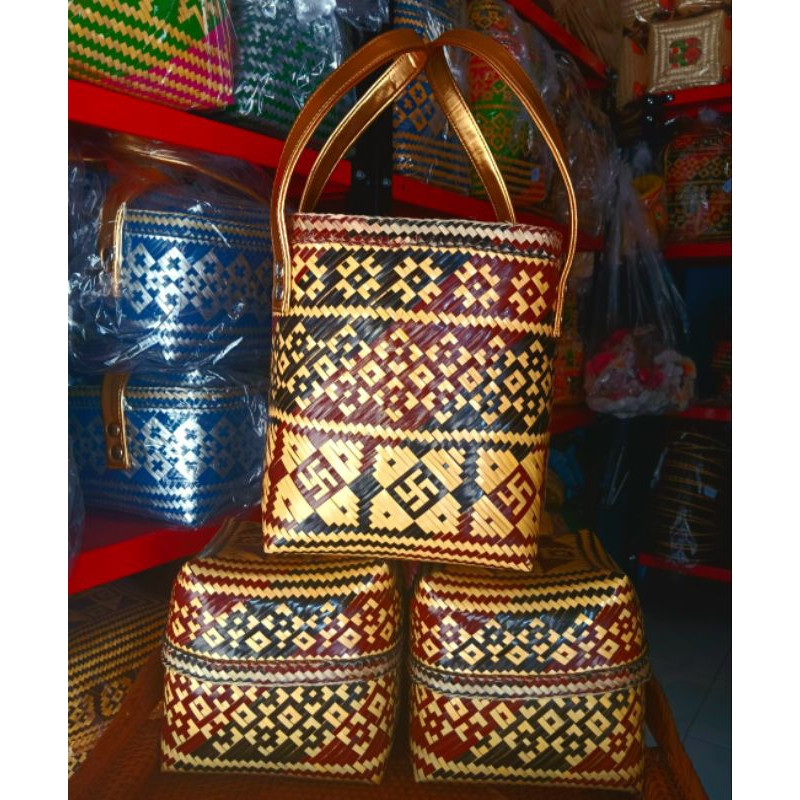 tas bambu/set 2/keben 18 cm/syantikk/TIDAK COD