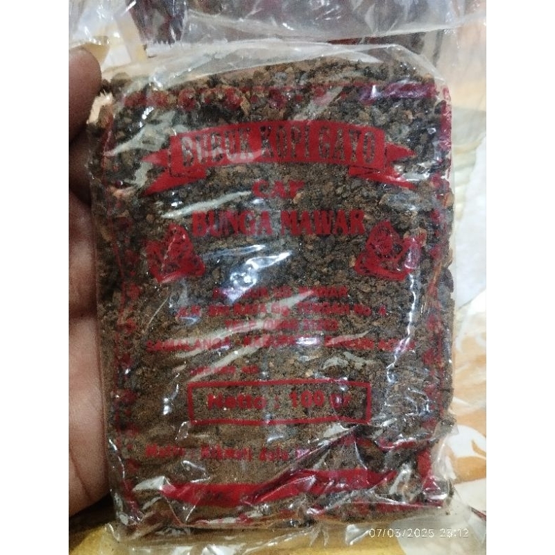 

Kopi Kasar Gayo asli 100gram Cap Bunga Mawar