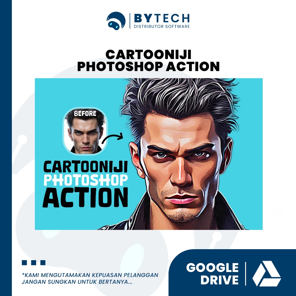 CARTOONIJI PHOTOSHOP ACTION | PHOTOSHOP
