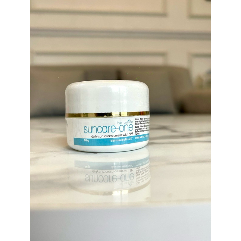 Be-White Suncare-One daily sunscreen cream with SPF (10g) - Krim Pagi Siang