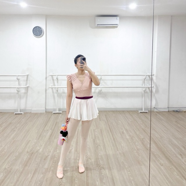 Rok ballet chiffon dewasa wrap skirt baju balet leotard