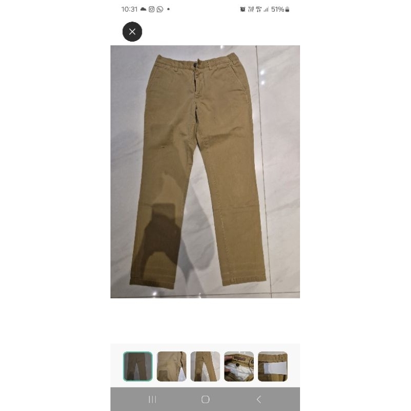 celana chino preloved