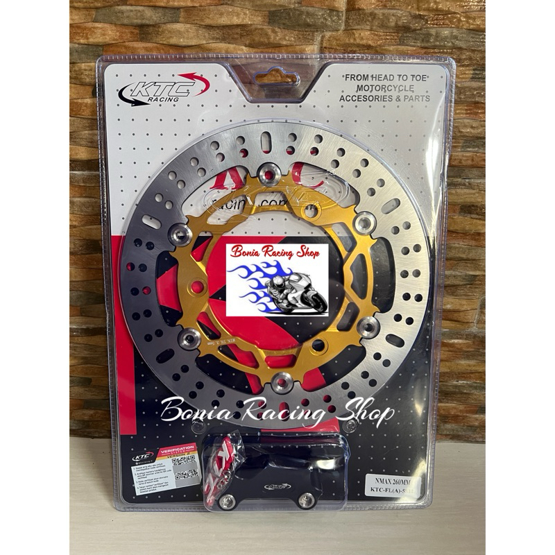 KTC PIRINGAN DEPAN CAKRAM KTC RACING 260MM JUPITER Z F1ZR VEGA CNC FLOATING BRAKE DISK DISC DISCBRAK