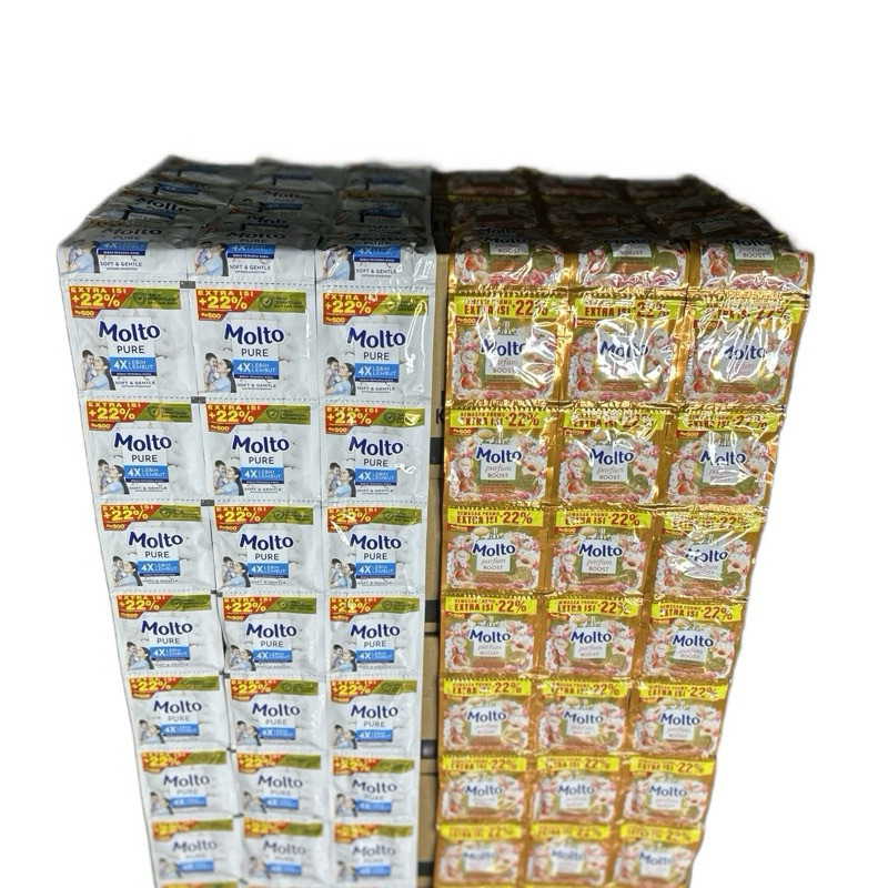 72Pcs MOLTO PURE 11ML 6 RENCENG KEMASAN 500AN