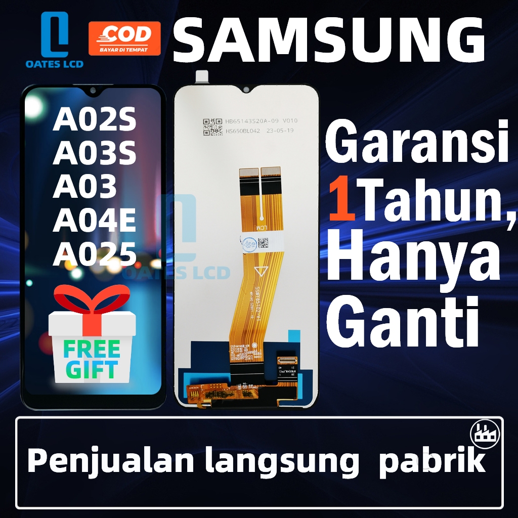 Lcd Samsung A02S/A03/A03S/A04E/A037/A025 Universal Fullset Touchscreen Og Crown Galaxy Murah