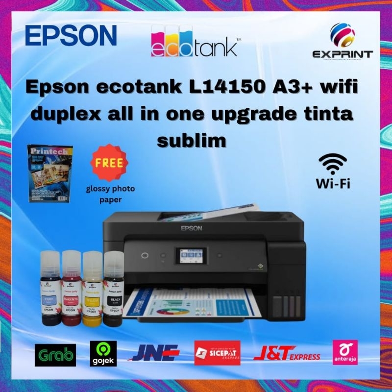 Printer Epson L14150 A3+ upgrade tinta Sublim