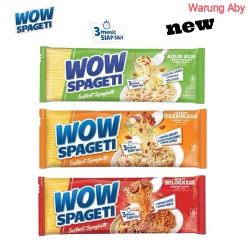 

Pasta WOW Spageti Semua Rasa | Pasta WOW Spageti All Variant