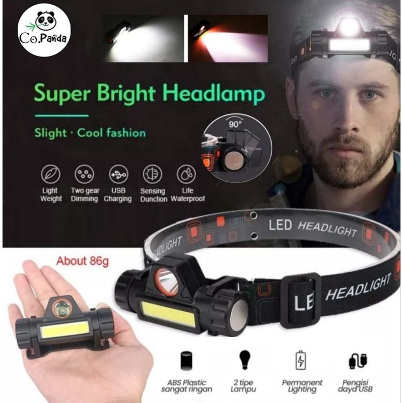 Senter Led Emergency Lampu Darurat Camping Multifungsi Dengan Hammer Magnet Pemecah Kaca Mobil Dan R