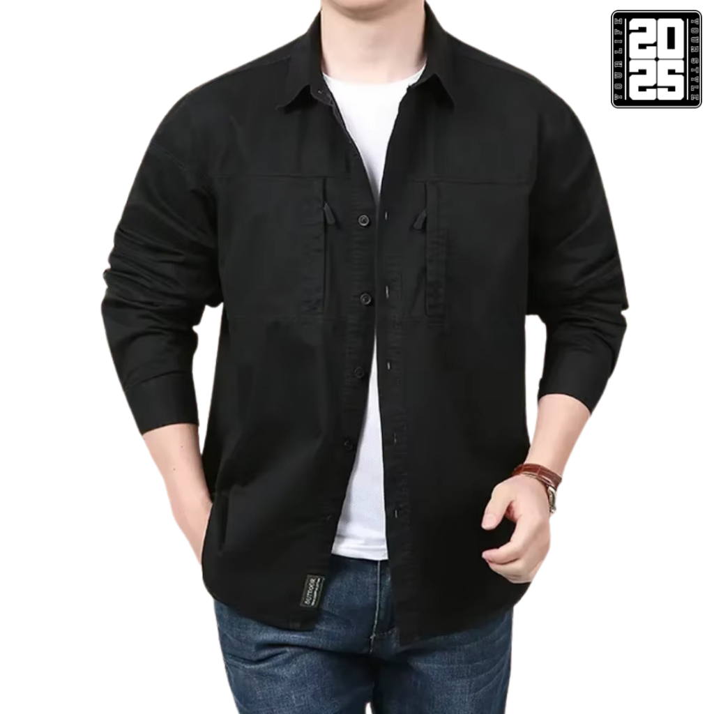 Kemeja Tactical Pria Lengan Panjang / Kemeja Pria Lengan Panjang / Kemeja Tactical Pria / Kemeja Tac