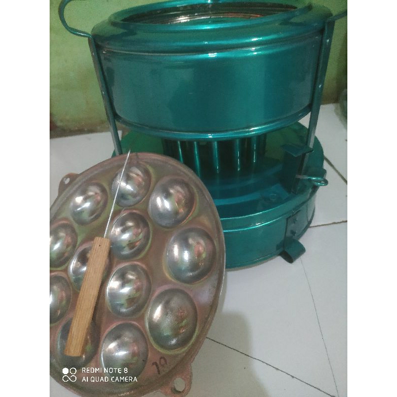 kompor 16 lobang sumbu dan cetakan telor takoyaki 20
