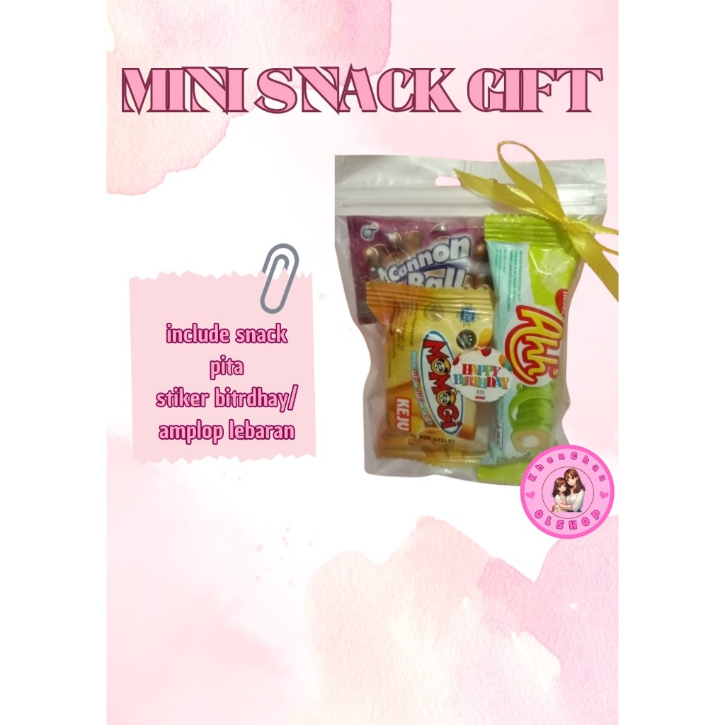 

MINI GIFT SNACK | Untuk Hadiah Atau bingkisan untuk Event