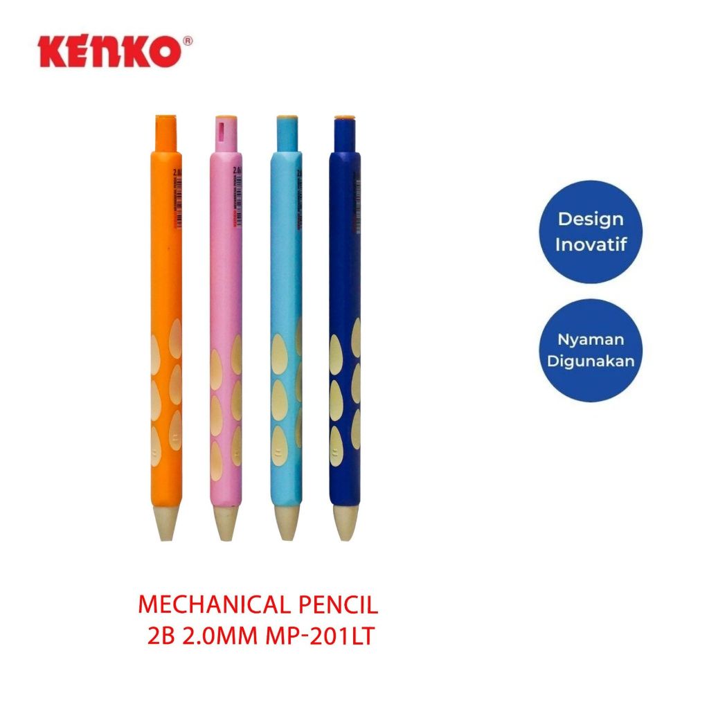 

Pensil Mekanik Kenko MP-201LT 2.0mm ( Mechanical Pencil )