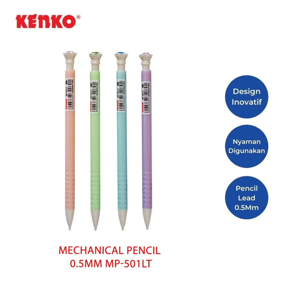 

Pensil Mekanik Kenko MP-501LT 0.5mm ( Mechanical Pencil )