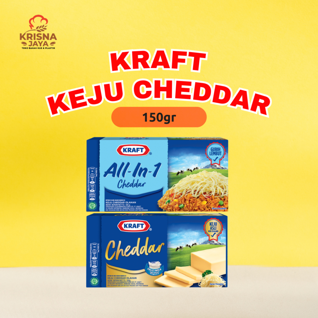 

Kraft Keju Cheddar / All in 1 150gr