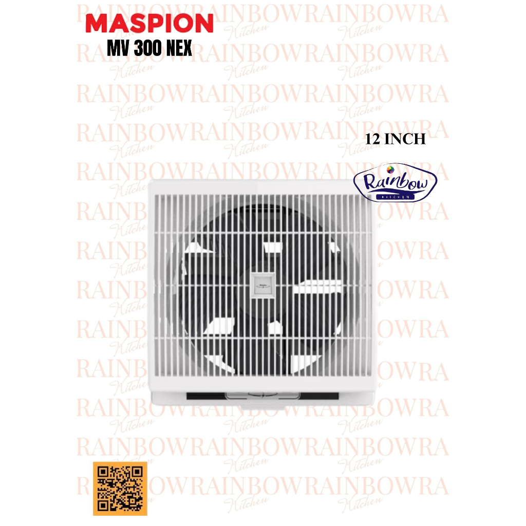 Maspion - Exhaust Fan 12 inch / Wall Exhaust MV 300 NEX