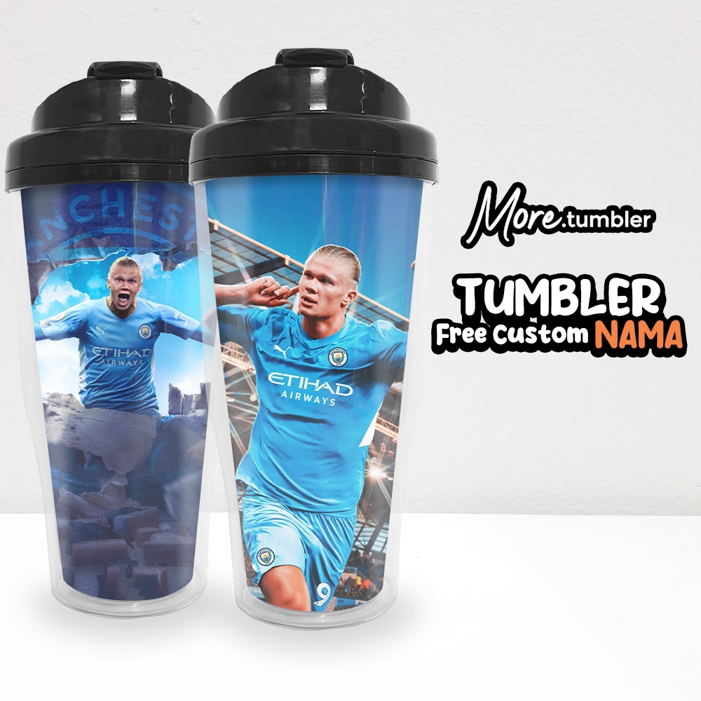 Tumbler Erling Haaland / botol minum Haaland Manchester City / unofficial /  type P