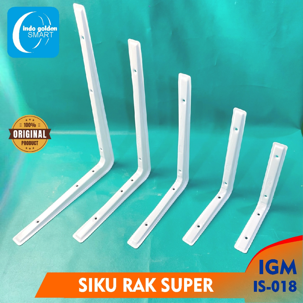 SIKU RAK PUTIH SUPER A IGM IS-018 SIKU RAK DINDING