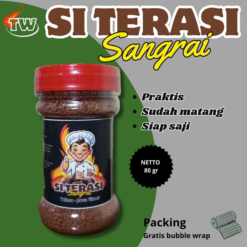 

Terasi Sangrai SI TERASI netto 80gr