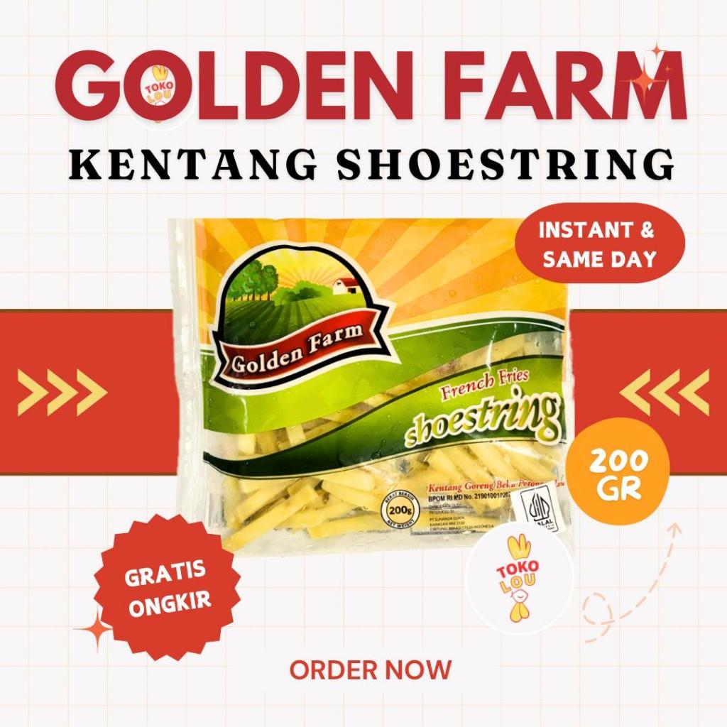 

GOLDEN FARM FRENCH FRIES 200GR | KENTANG GORENG SHOESTRING