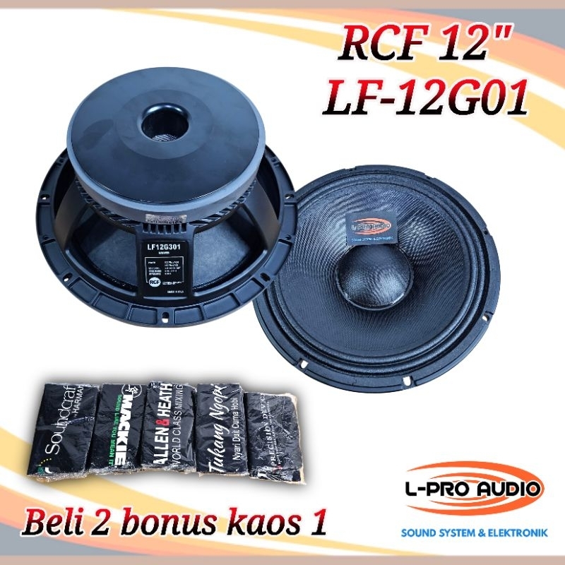 SPEAKER RCF 12IN LF12G301 Beli 2 bonus kaos sound