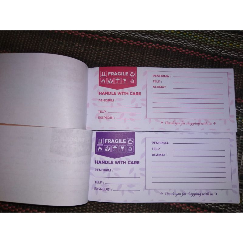 

Label pengiriman olshop