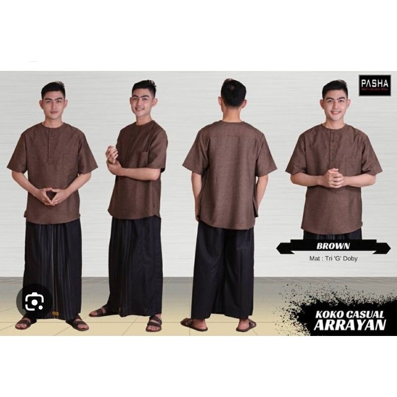 KOKO ARRAYAN PASHA/KOKO RAUNA RKF13 GREN/KOKO DEWASA LENGAN PENDEK