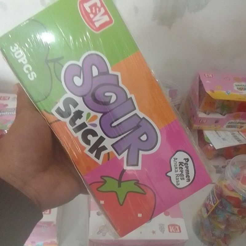 

permen aneka rasa stik sour isi 30pcs