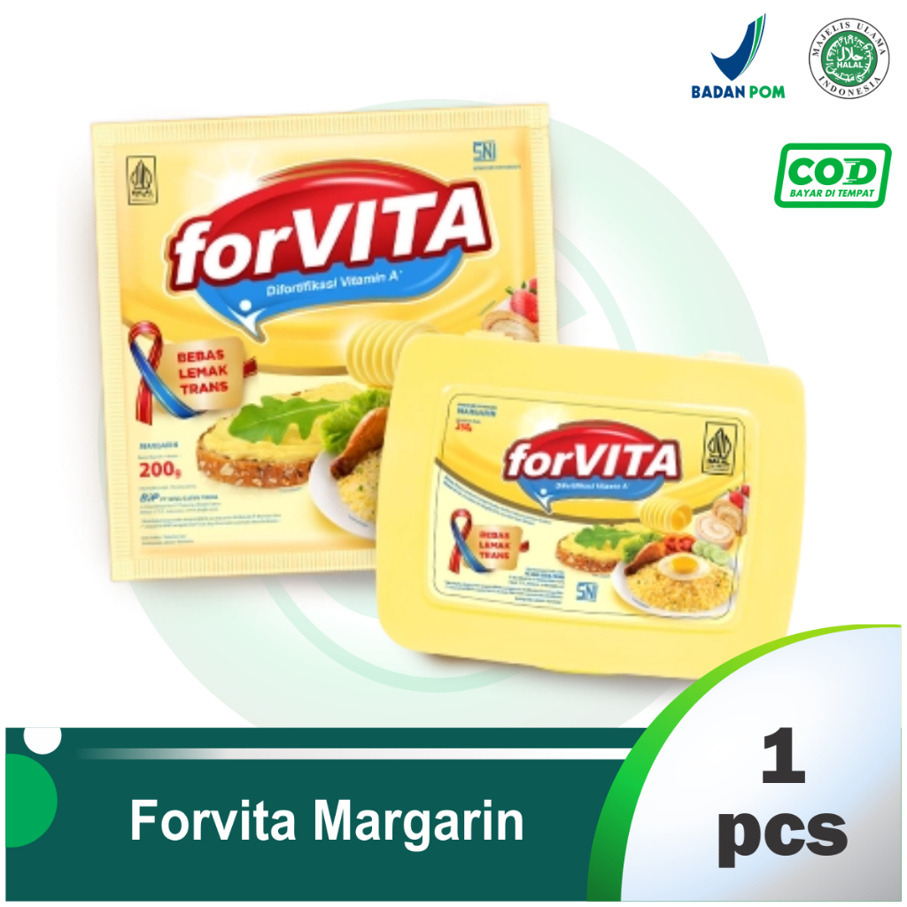 

Forvita Margarine Serbaguna 200gr Kemasan Kotak