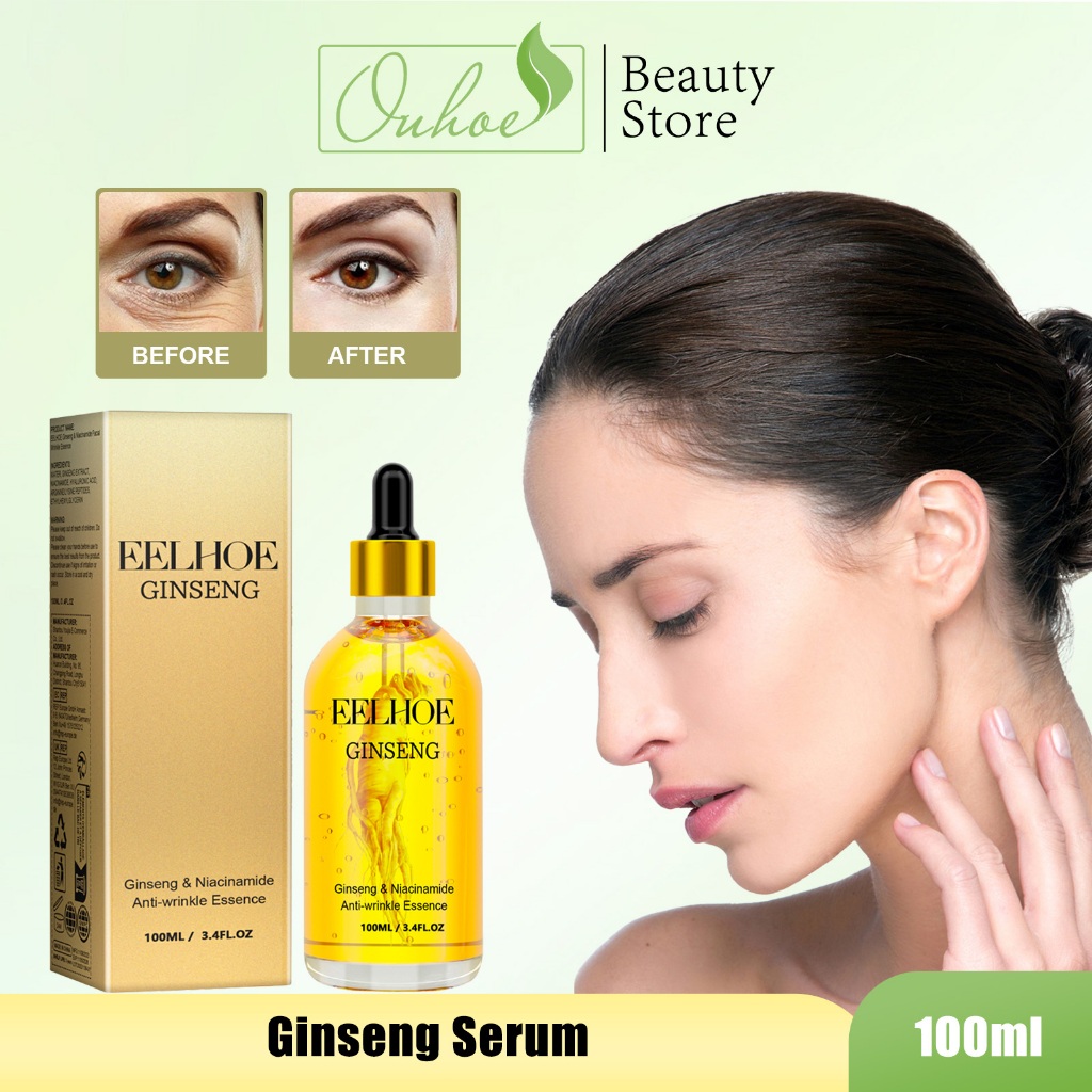[Ready/Harga Grosir] Eelhoe Ginseng Serum 100ml Ginseng Serum Wajah Serum/ Ginseng Glowing Serum