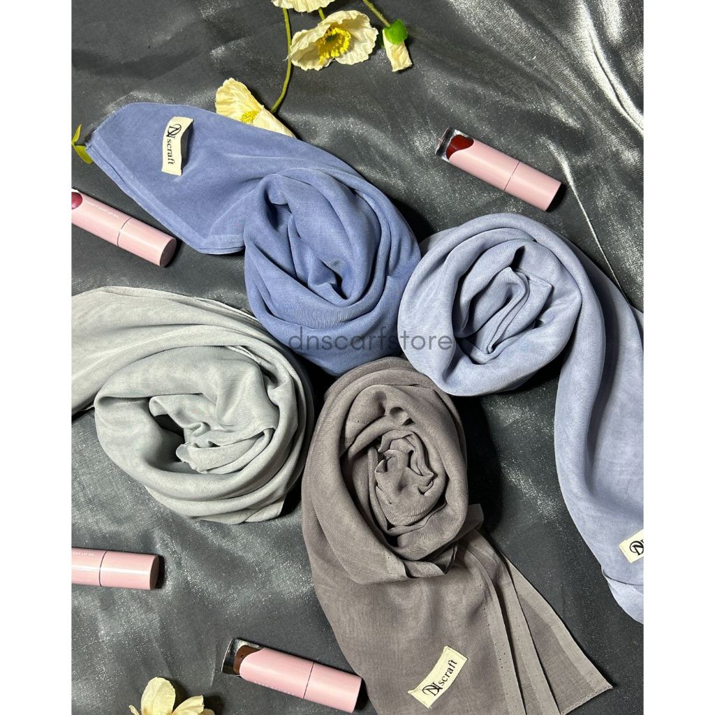 DNSCARF - Hijab Segi Empat Bahan Paris Japan Jilbab Segi Empat